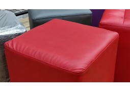 Пуфік-банкетка для примірки взуття (червоний куб)